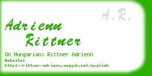 adrienn rittner business card